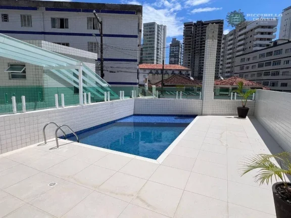 Imagem Apartamento com 1 dormitório à venda, 41 m² por R$ 325.000 - Vilamar - Praia Grande/SP