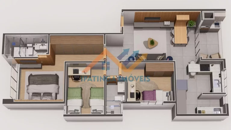 Imagem Apartamento no bairro Iguaçu - Ipatinga