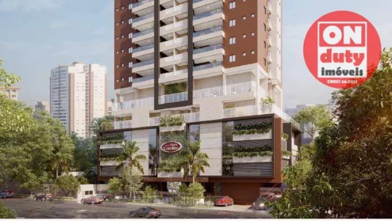 Imagem Castell di Maria Carolina Apartamento com 3 suítes à venda, 124m² a partir R$ 1.911,00- Ponta da Praia - Santos/SP