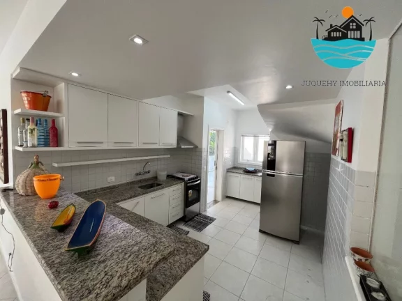 Imagem Alugar Casa anual em Juquehy em Condomínio Fechado - com 4 dormitórios, 2 suíte, 100m da praia - Acomodação máx. 10 pessoas | Juquehy Imobiliária