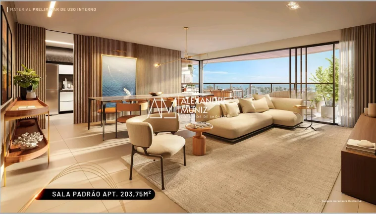 Imagem Casa Boris Meireles, Lançamento, Apartamentos à Venda Meireles, 4 suítes.