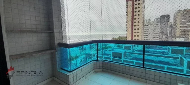Imagem Apartamento com 3 dormitórios à venda, 117 m² por R$ 550.000,00 - Vila Caiçara - Praia Grande/SP