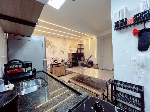 Imagem Apartamento com 2 dormitórios à venda, 49 m² por R$ 380.000,00 - Ocian - Praia Grande/SP