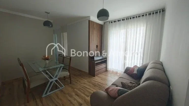 Imagem Excelente apartamento de 2 dormitórios, totalmente mobiliado e todo reformado, com móveis em todos...