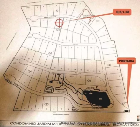 Imagem Cond. Jd. Mediterrâneo - lote! Central, plano e limpo! -Granja Viana