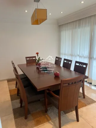 Imagem Apartamento de luxo para locação no Jardim Astúrias, Guarujá-SP: 4 quartos, 4 suítes, 3 salas, 5 banheiros, 3 vagas, 350m².