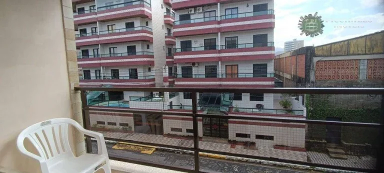 Imagem Apartamento com 2 dormitórios à venda, 92 m² por R$ 375.000,00 - Vilamar - Praia Grande/SP