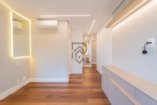 Imagem Apartamento Quartier Brooklin pronto para morar andar alto vista livre