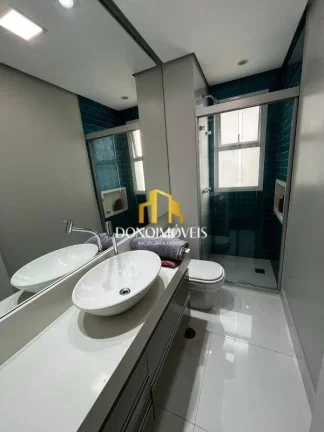 Imagem Apto venda 3 dorm, vista piscina, andar alto, 123m Cond Domo Life SBC SP
