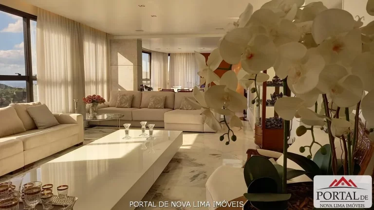 Apartamento a venda no Belvedere, um apartamento de 4 quartos a venda, 240 m² e 5 vagas livres, acabamento impecável