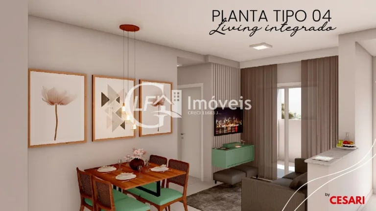 Imagem Apartamento à venda em Campo Grande-MS, Vila Planalto: 2 quartos, 1 sala, 1 banheiro, 52,71m². Venha conferir!