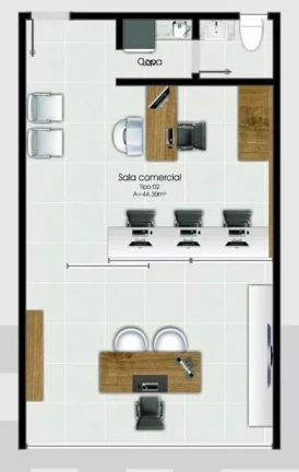 Imagem Galli Center Tower - Sala à venda no bairro Pioneiros - Balneário Camboriú/SC