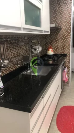 Imagem Apartamento frente ao mar com 3 dormitórios e 2 vagas de garagem na Pompéia