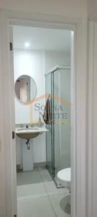 Imagem Apartamento com 57 m², mobiliado, composto por 2 dormitórios, sendo 1 suíte, 2 banheiros, sala co...