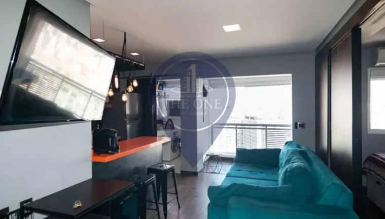 Imagem Apartamento à venda no Centro de São Paulo-SP: 1 quarto, 1 suíte, 1 sala, 1 banheiro, 1 vaga, 47m² de área. Venha conferir!