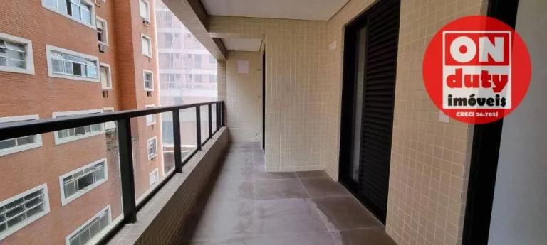 Imagem Apartamento com 2 dormitórios à venda, 75 m² por R$ 1.150.000,00 - José Menino - Santos/SP