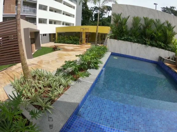 Imagem Apartamento de 2 e 3/4 suíte e varanda piso em porcelanato com Shopping Bosque Grão Pará Colégio Equipe no Cidade Cristal Bairro Planejado de Belém