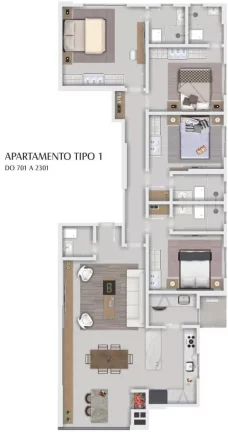 Imagem Apartamento à venda no bairro Centro - Balneário Camboriú/SC