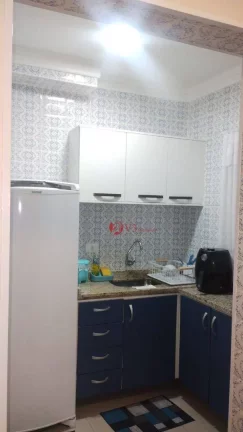 Imagem Apartamento com 1 dorm, sala, cozinha e lavanderia externa,