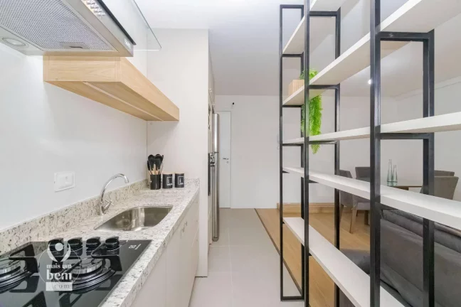 Imagem Lindo apartamento novo, com 2 quartos (1 suíte), sacada com churrasqueira à venda por R$ 551.023,26 - Tingui - Curitiba/PR
