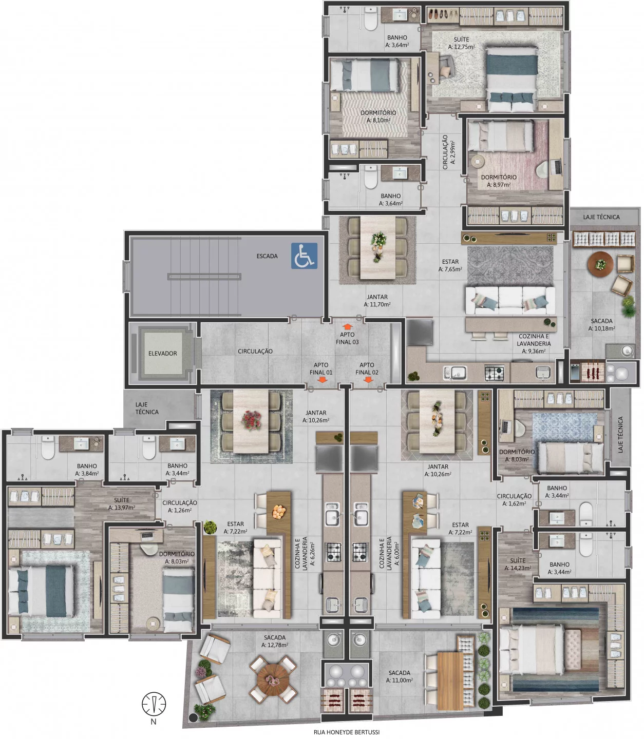 Imagem Apartamento 2 quartos sendo 1 suíte para venda no bairro Parque dos Vinhedos em Caxias do Sul