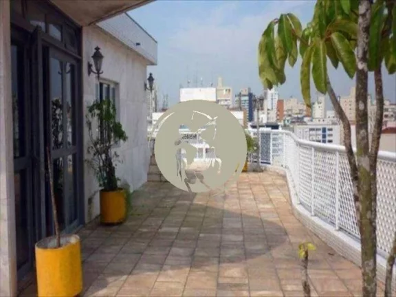 Imagem COBERTURA NO CORAÇÃO DO GONZAGA COM VISTA PARA O MAR DUPLEX DE 460M2 MAIS DUAS GARAGENS PRIVATIVAS...