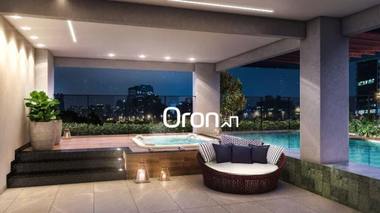 Imagem Apartamento mobiliado com 3 dormitórios à venda, 137 m² por R$ 1.620.000 - Setor Marista - Goiânia/GO