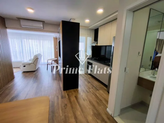 Imagem Flat disponível para locação no Horizonte JK Residencial na Vila Nova Conceição, com 54m², 1 dormitório e 1 vaga