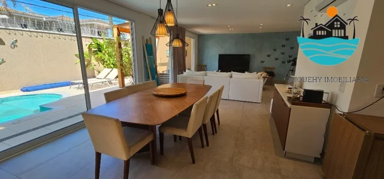 Imagem Casa em Condomínio, 30 metros da praia para Temporada em Juquehy c/ 4 suítes, piscina ... churrasqueira pv - max. 10 pessoas | Juquehy Imobiliária