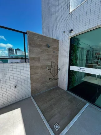 Imagem Flat mobiliado com vista para o mar a 220m da praia de Intermares - FL0935