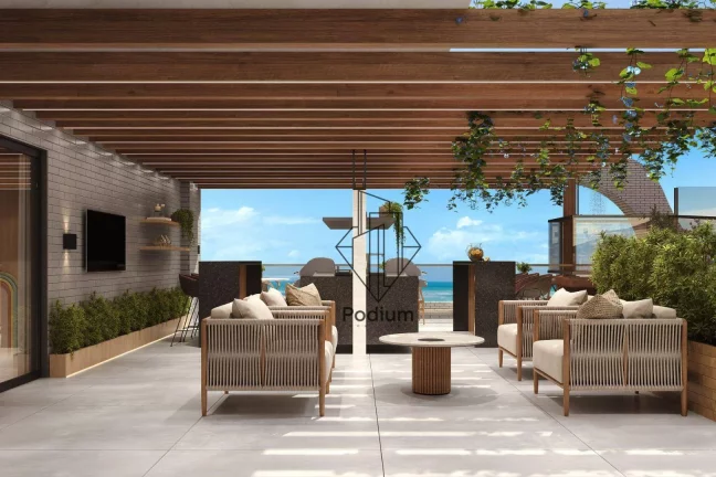 Imagem Apartamentos com varanda / sacada gourmet á 260m da praia do Bairro de Camboinha/Cabedelo - AP2605