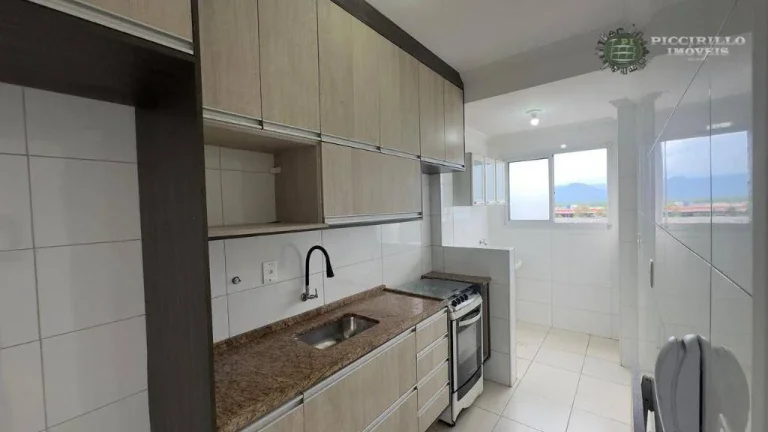 Imagem Apartamento com 2 dormitórios à venda, 60 m² por R$ 480.000 - Vila Guilhermina - Praia Grande/SP