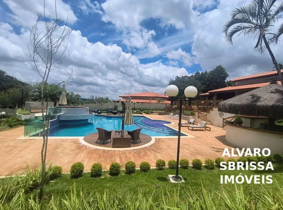 Imagem Linda chácara com 2 casas repleta armários e ar condicionado com Área Gourmet Premium com salão de jogos e piscina no Condomínio City Castelo em ItuSP