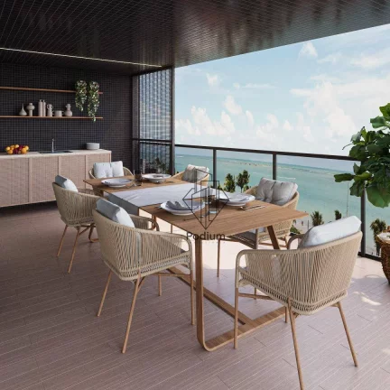 Imagem Apartamento com sacada/varanda gourmet na Praia de Camboinha - AP2463
