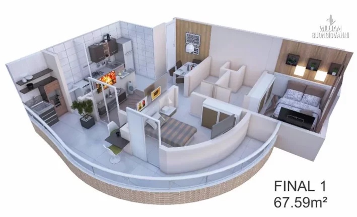 Imagem APT INCRIVEL MARACANÃ –VISTA MAR- PRAIA GRANDE, - Apenas R$ 360.000,00