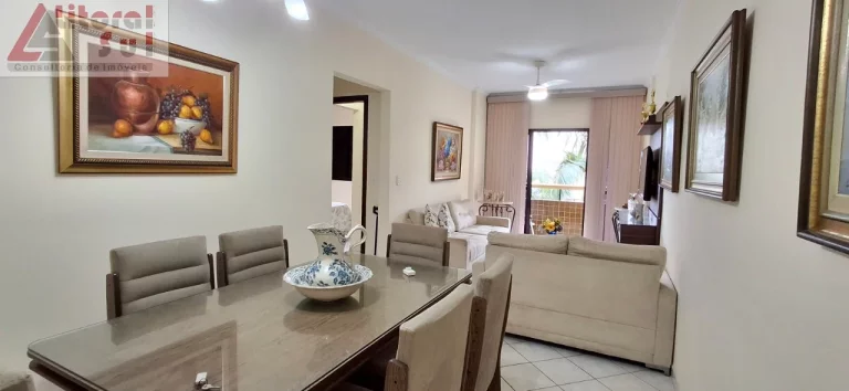 Imagem Apartamento à venda em Praia Grande-SP, bairro Tupi: 2 quartos, 1 suíte, 1 sala, 2 banheiros, 1 vaga, 88m².