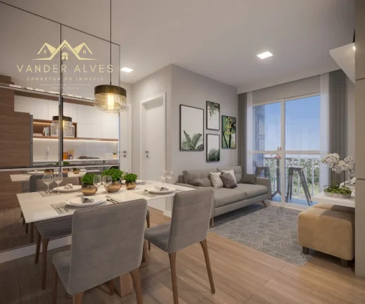Imagem Apartamento de 1quarto + 1 suite e 2 quartos à venda no SUNSET CLUB em , - 43 m² e 47m² de área.