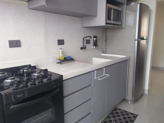Imagem Apartamento frente ao mar região nobre da cidade com 01 suíte em Santos