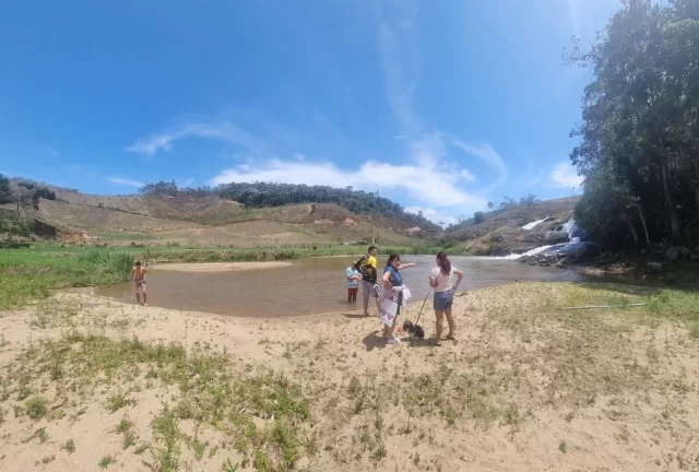 Imagem Terreno 14 Alqueires, Cachoeira, 03 Casas, Lago, Vista para a Pedra Azul, Aracê - ES