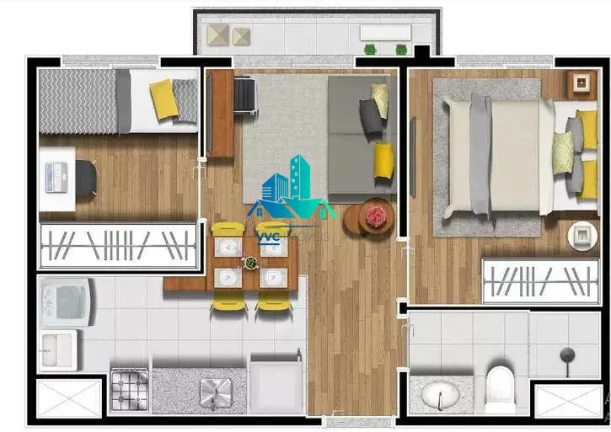 Imagem Oportunidade! Apartamento com Varanda e Lazer completo.