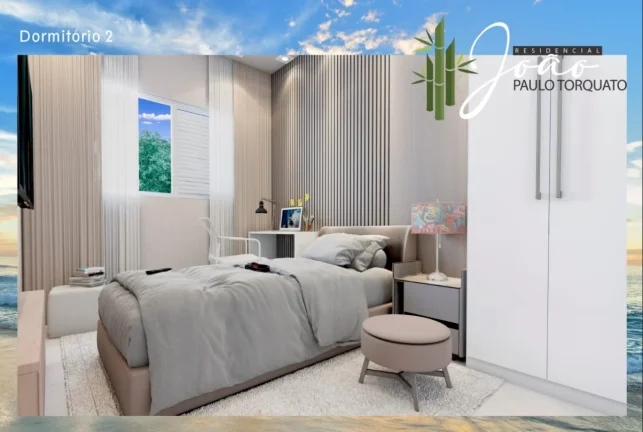 Imagem Casa em Condomínio à Venda na Quietude, Praia Grande-SP: 2 Quartos, 1 Sala, 1 Banheiro, 62,20 m² de Área