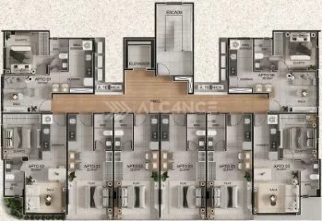 Imagem Apto - 1 Quarto - 29,5 m² - Intermares, Cabedelo/PB