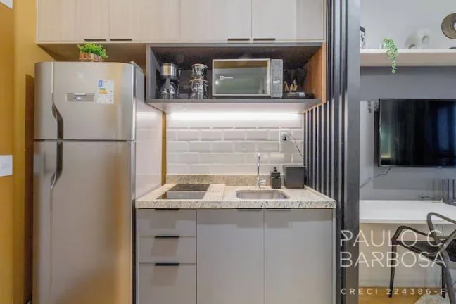 Imagem Santa Cecília Venda - Studio Mobiliado - 24m² - Sem vaga