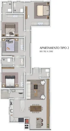 Imagem Apartamento 4 Dormitórios para venda em Balneário Camboriú - SC