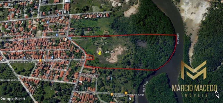 Imagem Terreno à venda, 80400 m² por R$ 20.100.000,00 - Mangabeira - Eusébio/CE