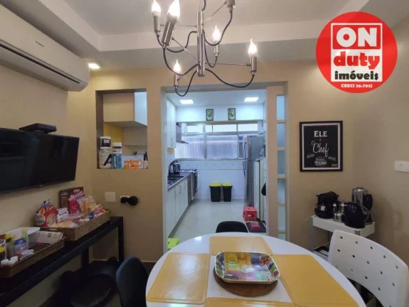 Imagem Apartamento com 3 dormitórios à venda, 117 m² por R$ 815.000,00 - Ponta da Praia - Santos/SP