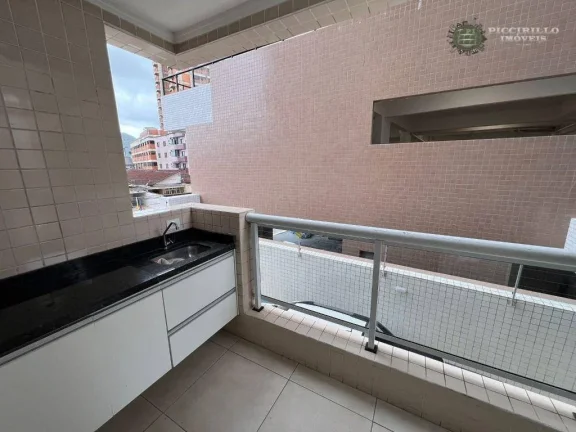 Imagem Apartamento com 2 dormitórios à venda, 63 m² por R$ 475.000 - Vila Guilhermina - Praia Grande/SP