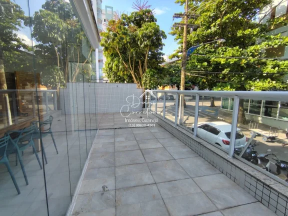 Imagem Imperdível apartamento garden frente mar no Tombo com lazer, 2 quartos, 2 suítes, 2 salas, 3 banheiros, 2 vagas, 150m²!