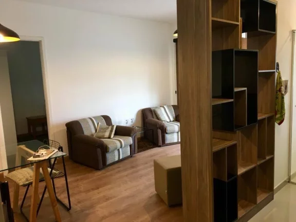 Imagem Flat para venda possui 50 metros quadrados com 1 quarto em Santo Amaro
