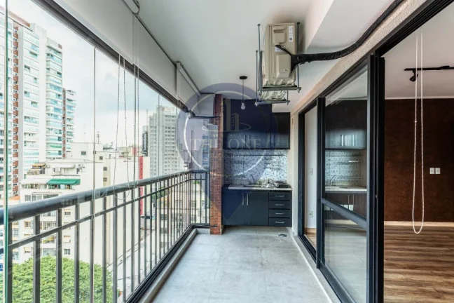 Imagem Apartamento para locação na Bela Vista, São Paulo-SP: 1 quarto, 2 salas, 1 banheiro, 1 vaga de garagem. Agende sua visita!